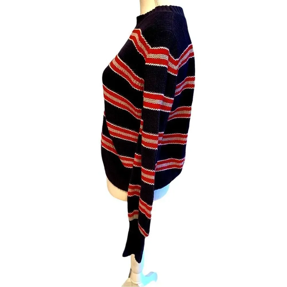 The Fifth Label Long Sleeve Stripe Sweater Size Large